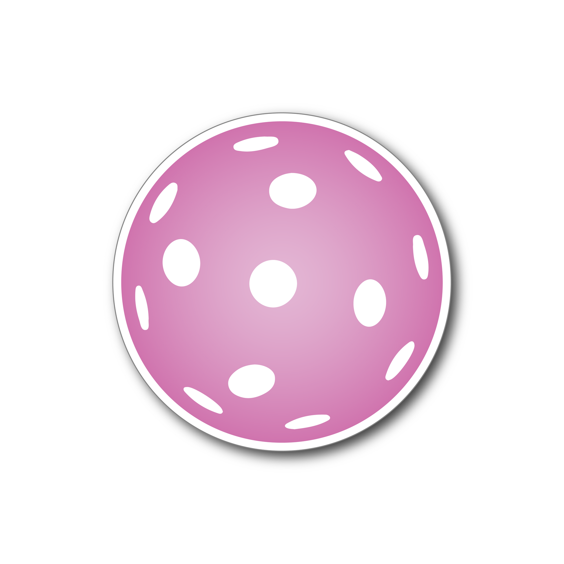Pickleball Magnet - Pink - Racquet Inc Tennis Gifts