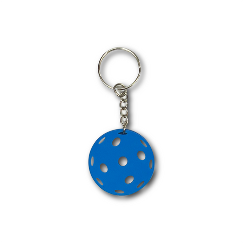 Pickleball Keychain - Blue - Racquet Inc Tennis Gifts