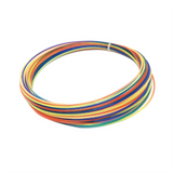 Rainbow Tennis Racquet String - Rolled Up - Racquet Inc Tennis Gifts