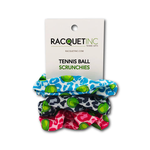 Tennis Ball Scrunchies - Cheetah - Racquet Inc Tennis Gifts