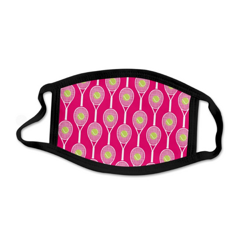 Tennis Mask - Pink - Small - Racquet (Racket) Inc Tennis Gifts