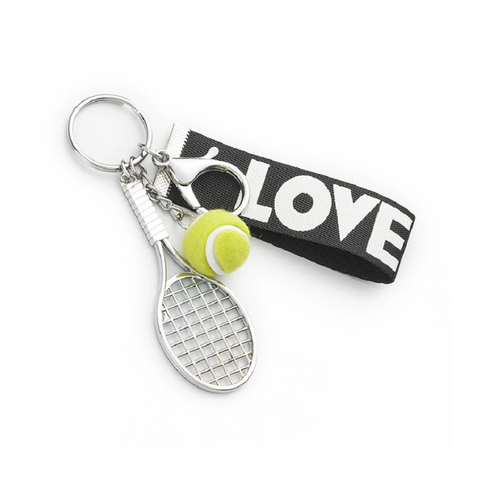 Tennis Racquet Keychain - Green - Racquet (Racket) Inc Tennis Gifts