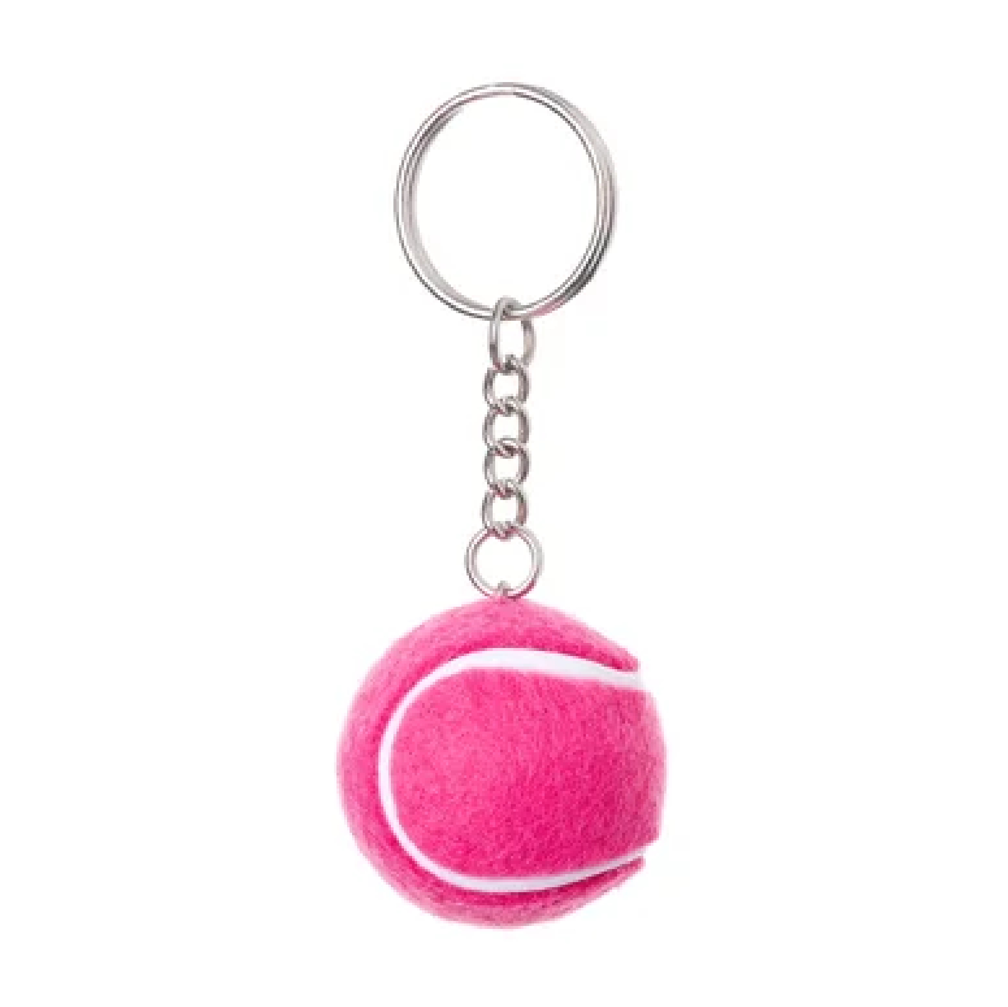 Pink Ball Chain Tennis Ball Keychain - Pink – Racquet Inc