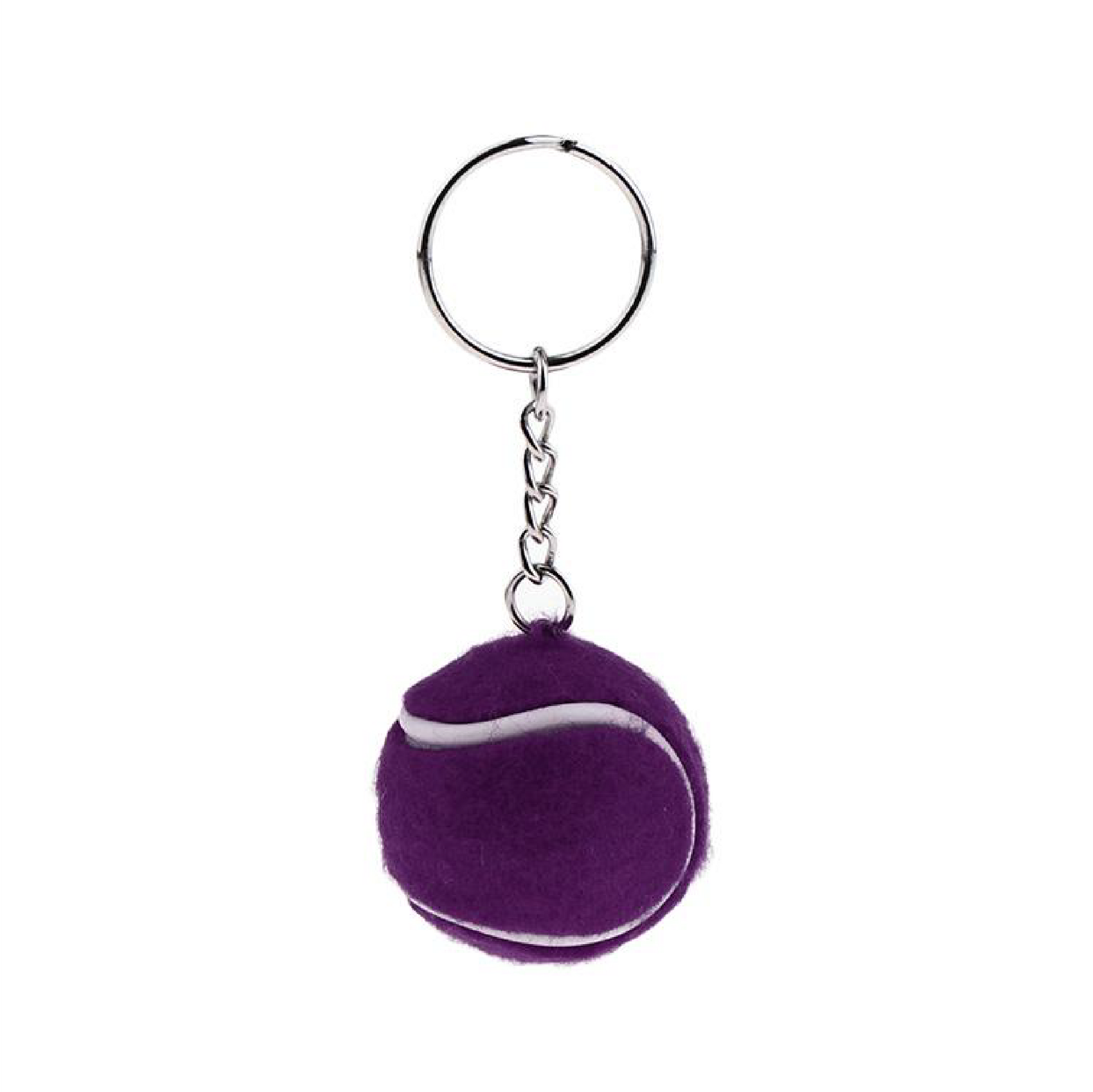 Tennis Ball Keychain - Purple