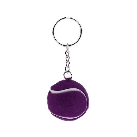 Tennis Ball Keychain - Purple