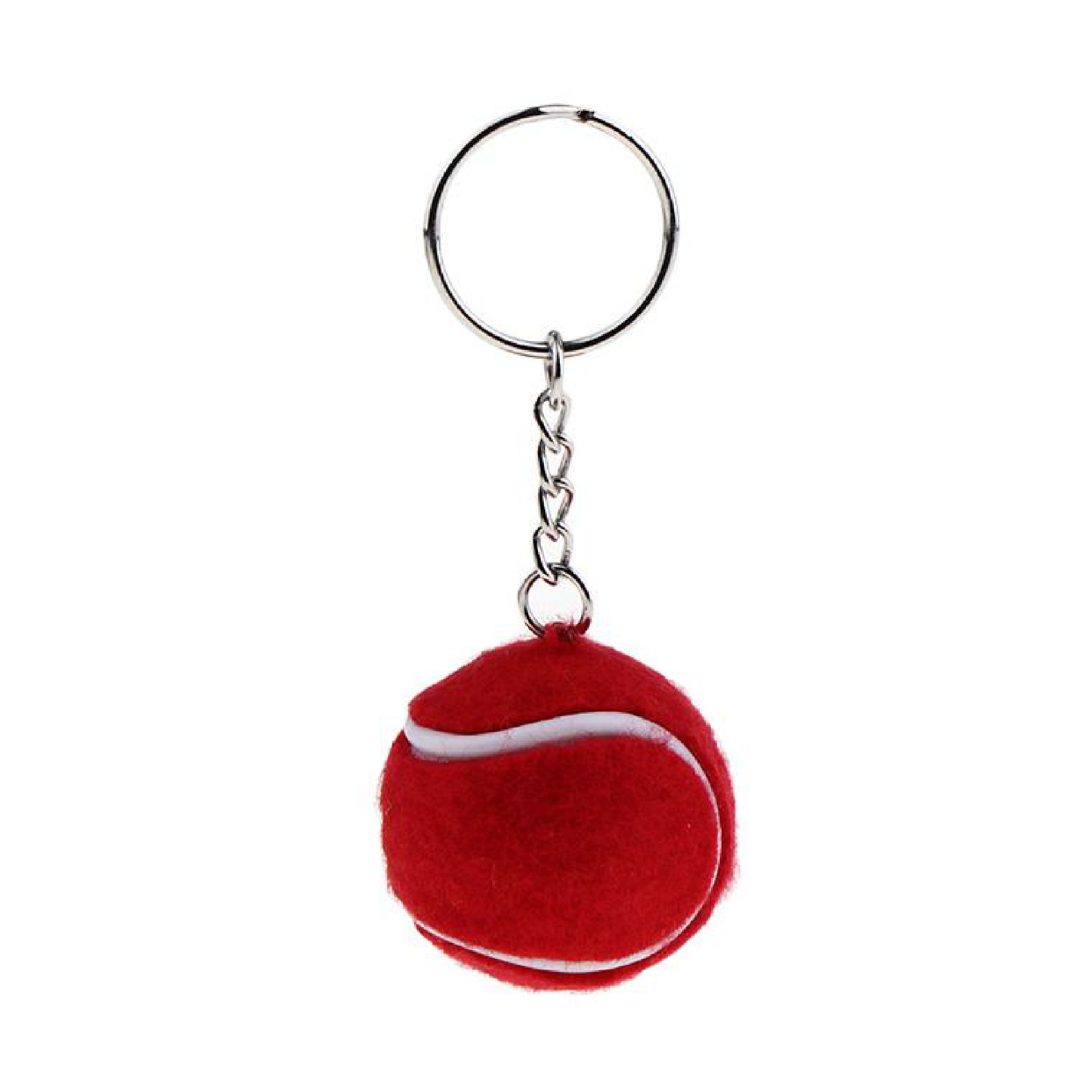 Tennis Ball Keychain - Red - Racquet Inc Tennis Gifts