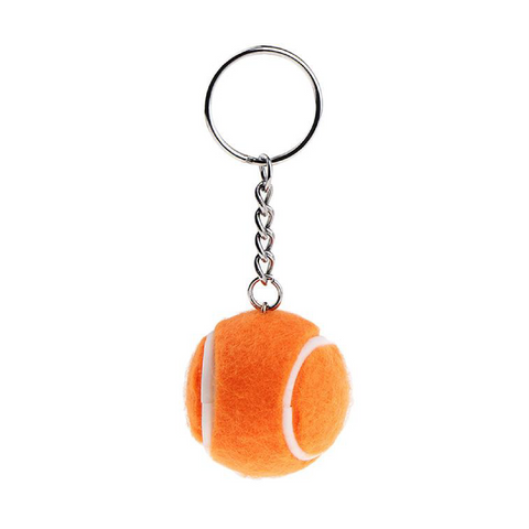 Tennis sales ball keychain