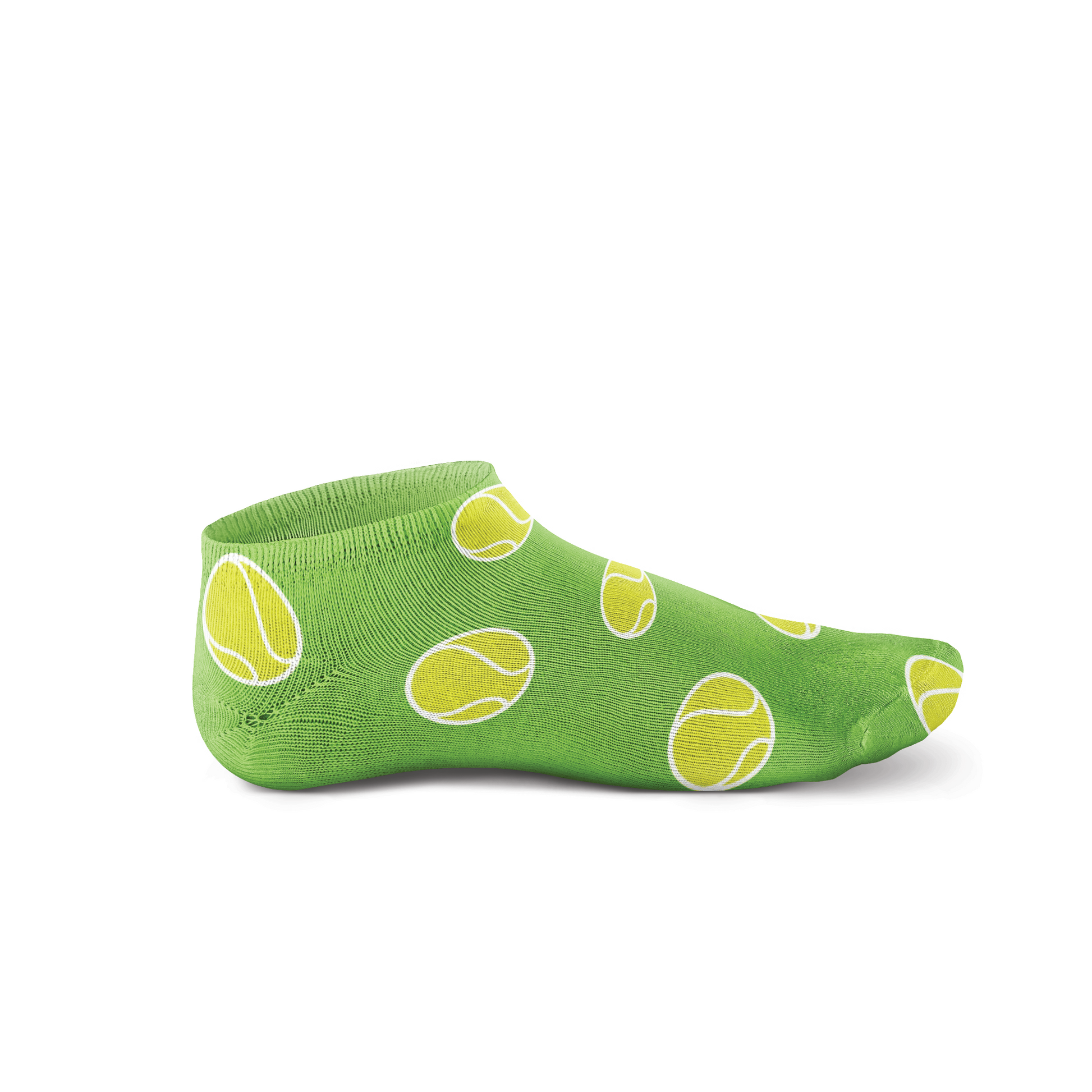 Women's Tennis Socks - Green - Racquet (Racket) Inc Tennis Gifts