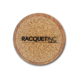 Premium Wood Drink Coasters - Pickleball Ball - Back of the Coaster - Racquet Inc Tennis Gifts